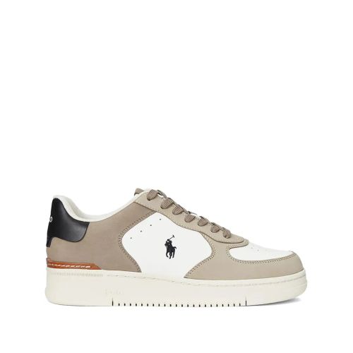 Farfetch Ralph Lauren White Leather Sneakers Polo Ralph Lauren