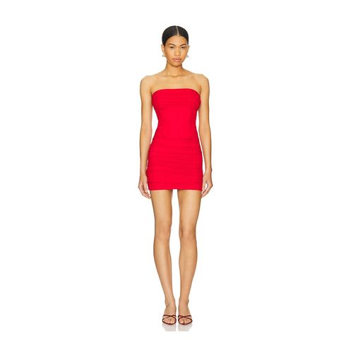 fitted lace wedding dress Superdown Red Stripe T Shirt Dress main image 1