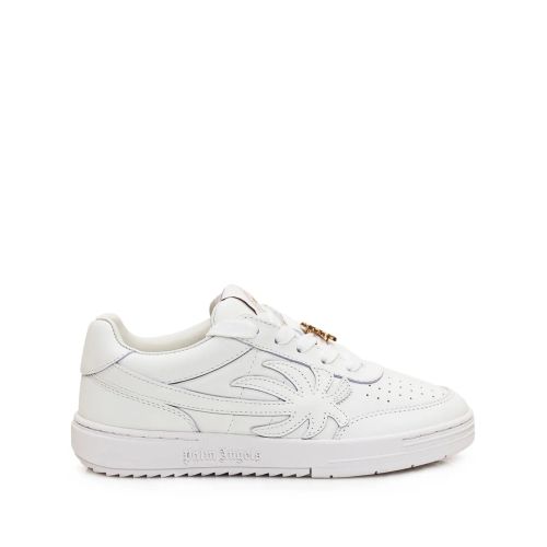 Palm Angels Black White University Sneakers for Women