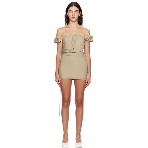 JACQUEMUS Beige Le Chouchou 'La Robe Ciceri' Minidress for Women