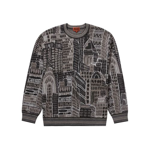 Supreme Missoni Sweater Burgundy for Men