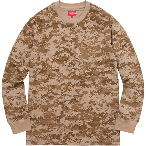 Pocket Tee Supreme T Shirt Camo Camo Supreme Hnic Tee Supreme L/S