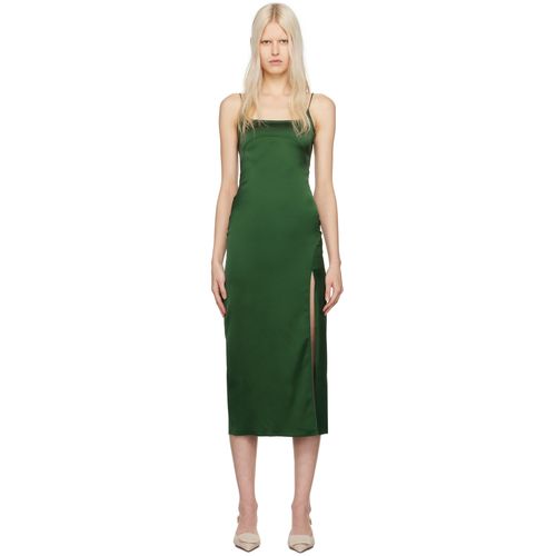 JACQUEMUS Green 'La Robe Notte' Midi Dress for Women