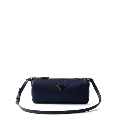 Prada Re-Nylon Top-Zip Crossbody Bag Blue for Women