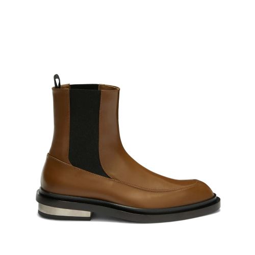 Jil Sander Leather Chelsea Boots Black for Women