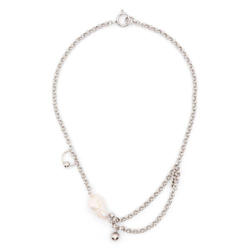 Justine Clenquet SSENSE Exclusive Silver Kirsten Necklace for ผู้หญิง