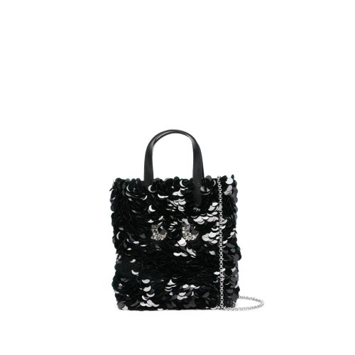 Anya Hindmarch Mini Eyes Tote Bag Black for Women