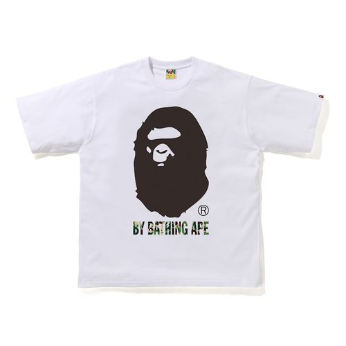BAPE ABC Camo By Bathing Ape Relaxed Fit Tee White/Pink for Men