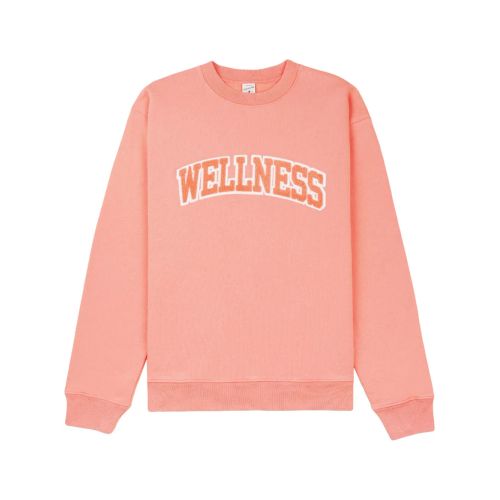 Sporty Rich Wellness Club Cotton Sweatshirt Grey for Men