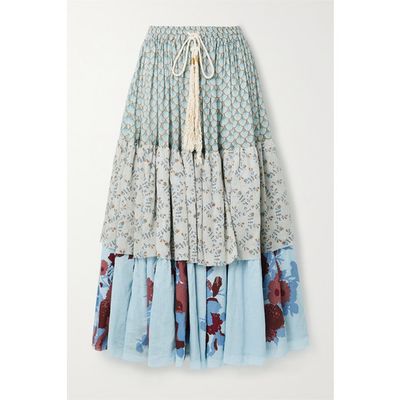 Tiered voile skirt clearance