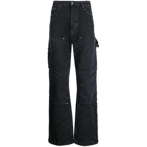 AMIRI Wax MX1 Skinny Jeans Blue for Men