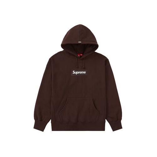 Supreme Bandana Box Logo Hooded Sweatshirt Dark Brown for Women
