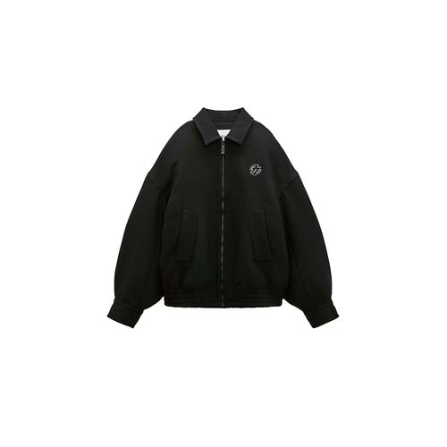 ADER Error X Zara Oversized Bomber Jacket Black for Women 