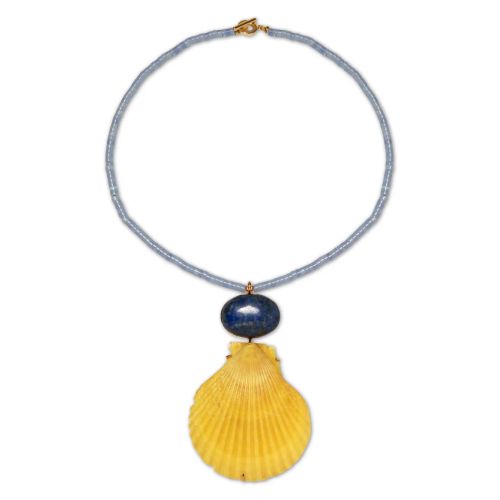 Jennifer Behr Ersa Necklace Blue for Women