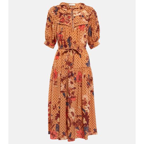 ULLA JOHNSON Naia Printed Jersey Maxi Dress for Women