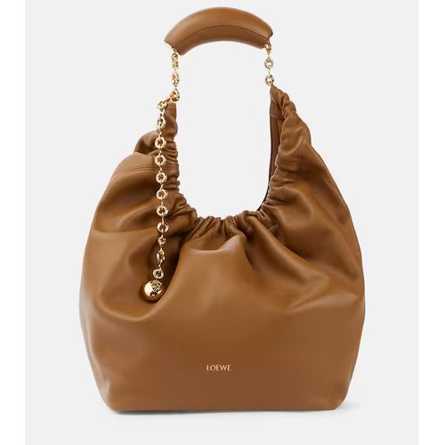 Loewe Squeeze Medium Leather Shoulder Bag for Women