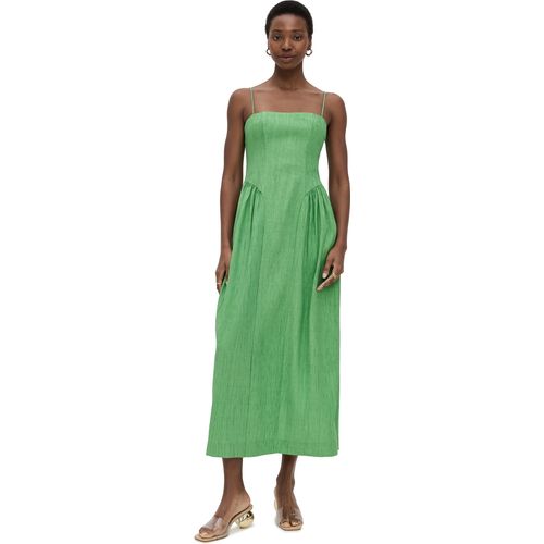 amur green dress Lorelie Halter Gown in Sage Green by AMUR main image 1