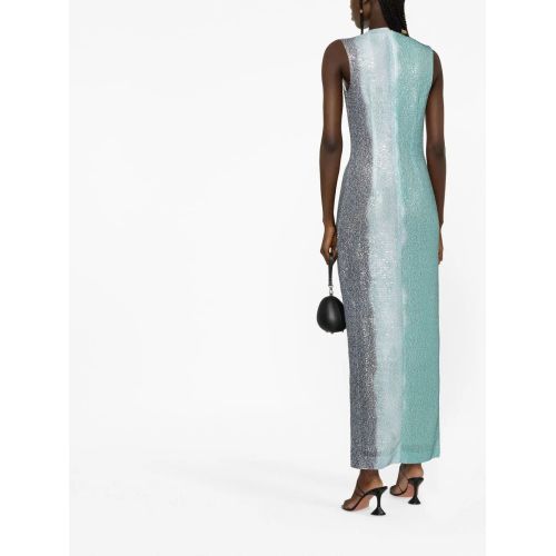 16Arlington Mira Sequinned Maxi Dress - Green for Women