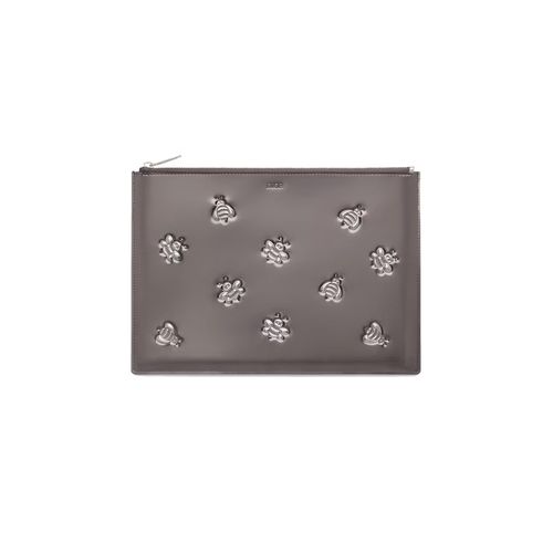 Dior X Kaws Pouch Pink Bees Black for Men