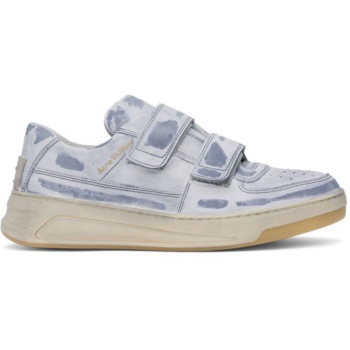 Acne Studios Blue Velcro Strap Sneakers for Men