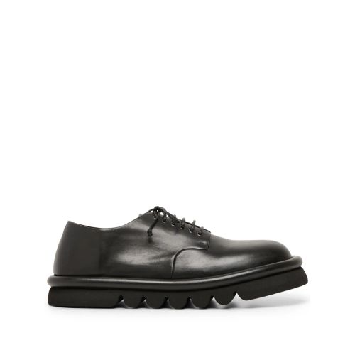 Jil Sander Chunky-Sole Leather Derby Shoes Black for Men