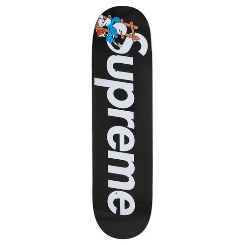 Supreme Smurfs Skateboard Black for Women 