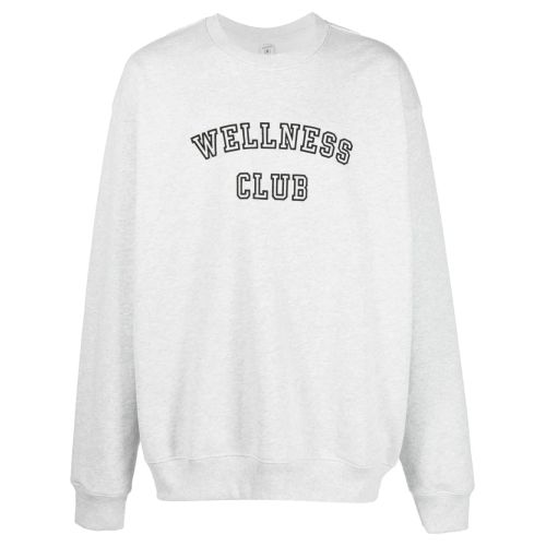 Farfetch Sporty And Rich Wellness Crewneck Sporty Rich Slogan