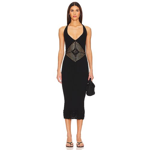 blue dress for baby girl Marcella Women's Manhattan Sleeveless Midi Dress - Black main image 1