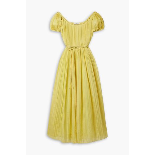 strapless open back dress Sleeveless Halter Pleated Long Dress – The Dress Outlet main image 0