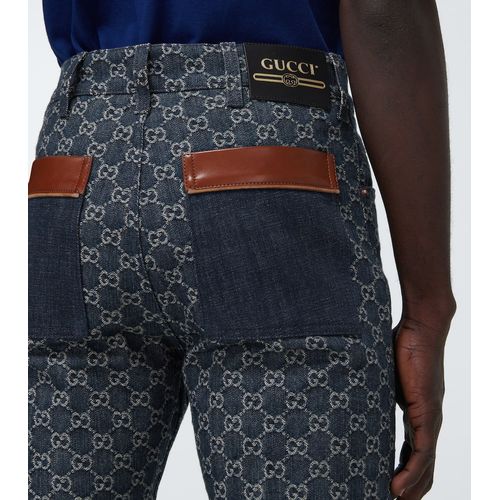 Gucci logo jeans clearance