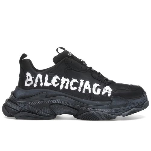 Balenciaga Triple S White Black Red for Men