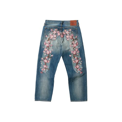 Palace X Evisu 2008 Classic Daicock Denim Jeans Indigo Mid Wash 