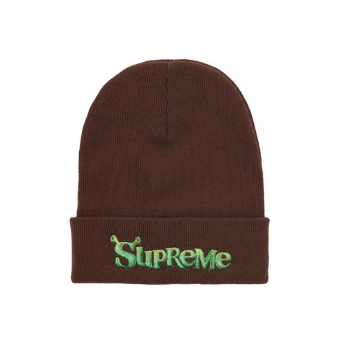 Supreme Shrek Beanie Brown for Women