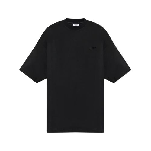 VETEMENTS Java Logo-Embroidered T-Shirt Black for Men