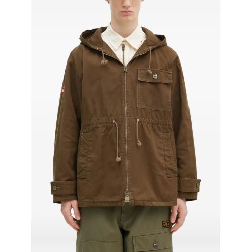 Human Made Duck-Print Hooded Jacket - Green for Men