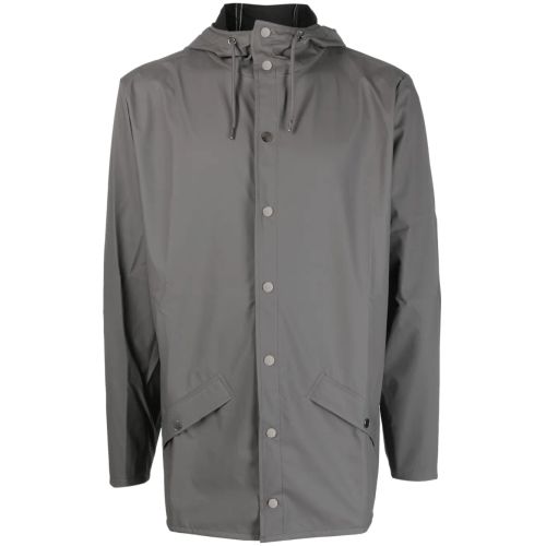 Farfetch Rains Jacket 1201 RAINS Men'S Long Jacket Green S For Men