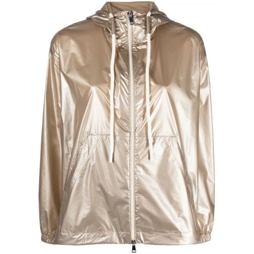 Moncler Daunenjacke Gold Metallic Moncler Alleuze Quilted Down