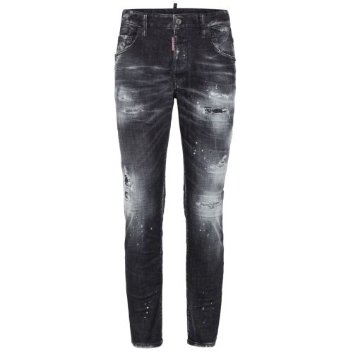 DSQUARED² DSQUARED2 Distressed Jeans Black ل رجال