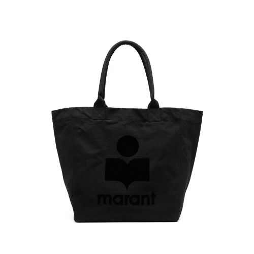 ISABEL MARANT Wardy Crinkled-Finish Tote Bag Black for Women