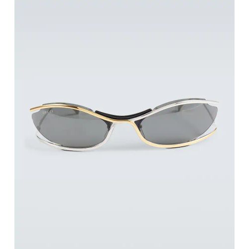 Gucci Cat Eye Sunglasses Light Gray/Black (GG1532SA-003) for Men