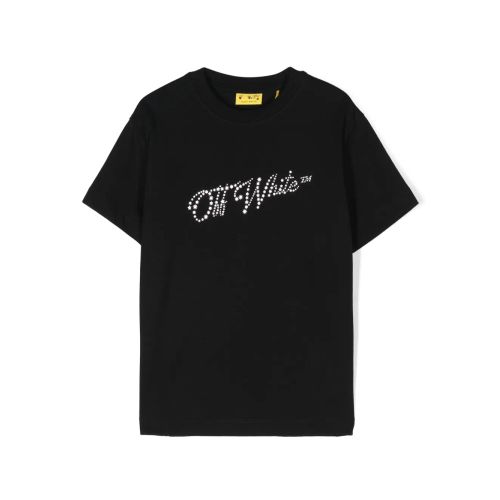 Farfetch Off White Shirt For Kids Off-White Kids Bling Logo T