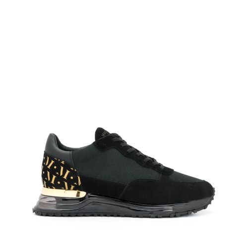 Mallet Monogram Panelled Sneakers Black for Men