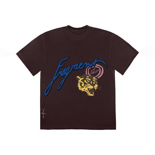 Travis Scott Cactus Jack For Fragment Create T-Shirt Washed Black - Main Image
