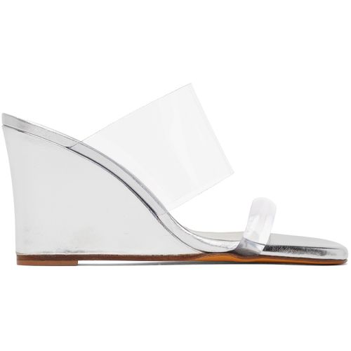 Maryam Nassir Zadeh Silver Olympia Wedge Heeled Sandals for Women