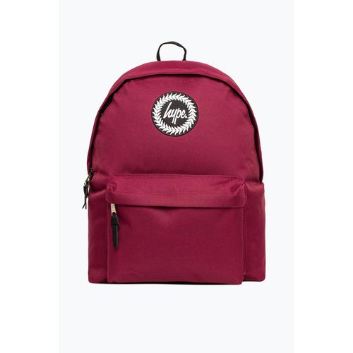13093 HYPE BURGUNDY BADGE BACKPACK for Women