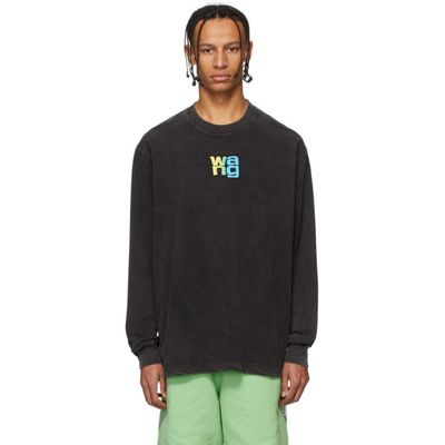 Buy Alexander Wang Black Puff Logo T Shirt For Mens At Goxip