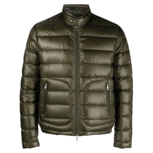 Moncler Acorus Down Jacket Green for Men