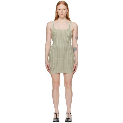Filippa K Gray Crinkled Midi Dress for Women