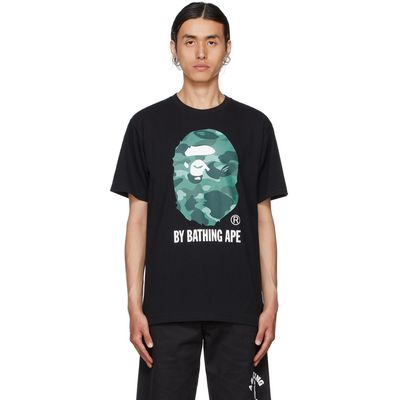 Buy Bape Black Green Color Camo By Bathing Ape T Shirt At Goxip