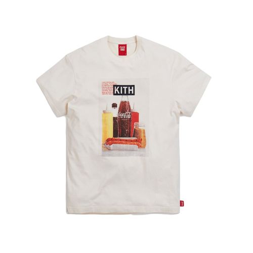 Kith X Coca-Cola Ice Cold Vintage Tee Ivory for Men